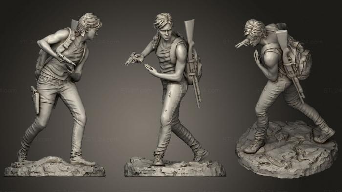 Military figurines (Ellie, STKW_0909) 3D models for cnc